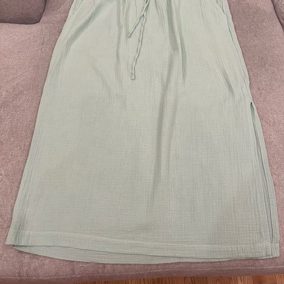 Sage Green Midi Skirt - Picture 2 of 7